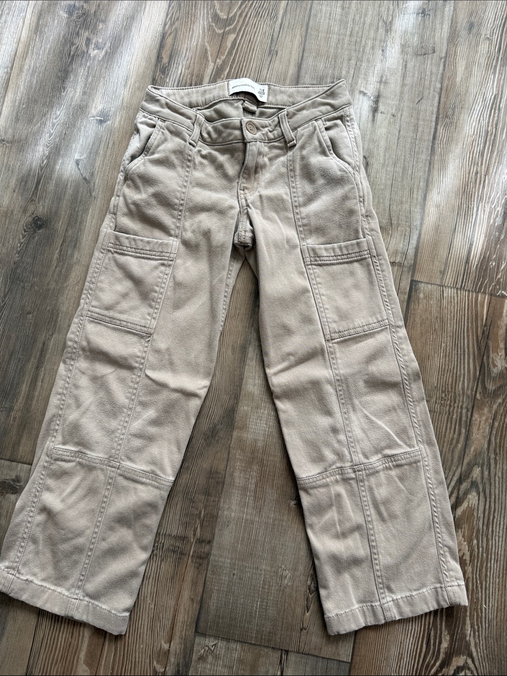 abercrombie kids Beige Utility Pants
